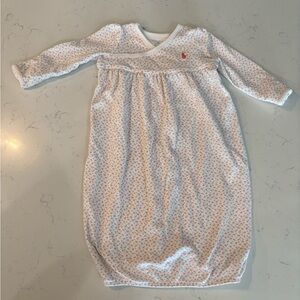 Ralph Lauren Baby Girl Floral Convertible Gown - 6M